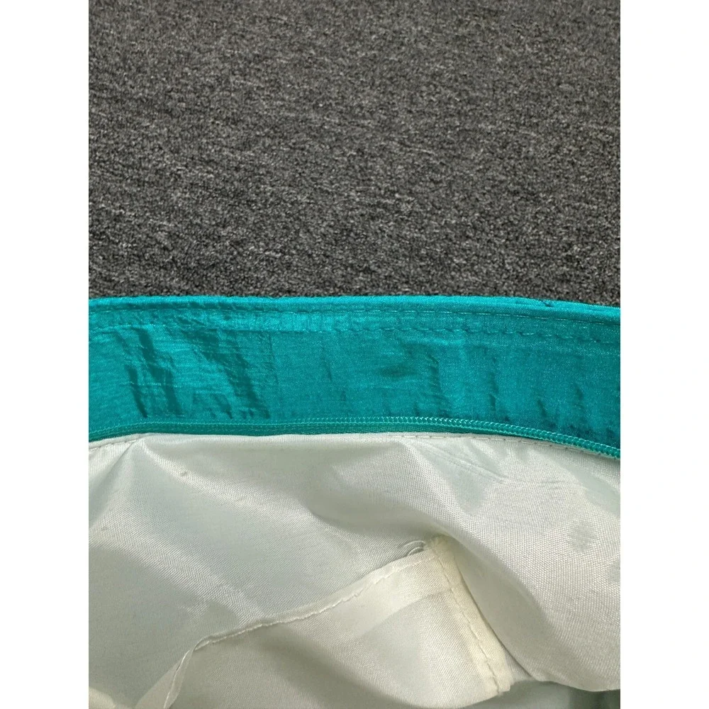 Vintage 80's Babies Alley Diaper‎ Bag Quilted Teal Green Retro Tote Chain Straps